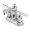 Kingston Brass Double-Handle 4" Centerset Bathroom Faucet with Pop-Up Drain, Polished Chrome FB7621CML - alternate 1