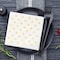 Smarty Had A Party White with Gold Dots Paper BeverageCocktail Napkins 600 Napkins, 600PK 3293-CASE - alternate 1