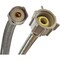Fluidmaster Fits-All Toilet Connector, 3/8 in Inlet, Compression Inlet, 7/8 in Outlet, Ballcock Outlet, 20 in L B4T20U - alternate 6