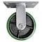 Hyw Products Heavy Duty Caster 8in x 3in Polyurethane on Cast Iron Wheel - Rigid 53-80R-A1-PC - alternate 1