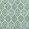 Homeroots 3' X 5' Sage Ivory And Teal Blue Floral Medallion Washable Indoor Outdoor Area Rug 614629 - alternate 6