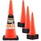 Xpose Safety Traffic Safety Cone, 36 in, PVC, No Collar, DOT Approved, Orange, 12 pk OTC36-12-X - alternate 1