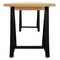 Homeroots 60" Ivory and Black Solid Wood Executive Desk 489176 - alternate 4
