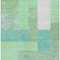 Homeroots 5' X 8' Sage Mint Green Teal Blue And Ivory Geometric Washable Indoor Outdoor Area Rug 612383 - alternate 3