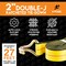 Xpose Safety Heavy Duty Ratchet Straps with Double J Hooks Yellow 2in x 27ft for Tie Downs, 10PK RTD227-DJH-10-X-S - alternate 3
