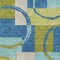 Homeroots 10' X 14' Denim Blue And Lime Green Geometric Washable Indoor Outdoor Area Rug 612580 - alternate 6