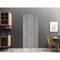 Sartodoors Slab Barn Door Panel, Planum 0017 Concrete and Aluminum Strips, Sturdy Finished Flush Modern Doors,  PLANUM0017S-BTN-3084 - alternate 3