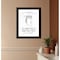 Homeroots Correct Way to Hang Toilet Paper Black Framed Print Bathroom Wall Art 530089 - alternate 3
