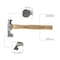 Big Horn 14 Oz Drywall Hammer/Hatchet With Milled Face and Hickory Handle 15140 - alternate 6