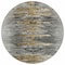 Homeroots 8' Gray Charcoal And Silver Round Abstract Washable Indoor Outdoor Area Rug 587652 - alternate 5
