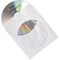Verbatim Americas Verbatim CD/DVD Paper Sleeves with Clear Window - 100pk Box - Sleeve - Paper 49976 - alternate 2