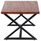 Amerihome Acacia Cross Leg Coffee Table AWCLCT - alternate 5