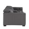 Homeroots 93in Dark Gray and Brown Leather Power Reclining Loveseat With Storage 720541 - alternate 6