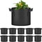 Healsmart Plant Grow Bags 3 Gallon, Tomoato Planter Pots with Handles, Black, 10PK GLGROWBAG3X5BLKV3X2 - alternate 1
