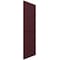 Ekena Millwork True Fit PVC Farmhouse/Flat Panel Combination Fixed Mount Shutters, Wine Red, 18W x 80H, PR TFP101FC18X080WR - alternate 5