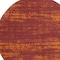 Homeroots 6' Red And Orange Round Abstract Indoor Outdoor Area Rug 545981 - alternate 6