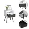 Homeroots 25" Wood One Drawer Nightstand 477924 - alternate 2