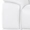 Homeroots 134" White Top Grain Leather Reclining USB Sofa And Storage 643705 - alternate 2