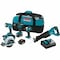 Makita Cordless Tool Combination Kit, (2) 3.0Ah XT505 - alternate 1