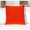 Homeroots 16" Orange Cotton Throw Pillow With Fringe 529260 - alternate 1