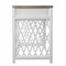 Homeroots 43" Natural And White Writing Desk With Three Drawers 402056 - alternate 4