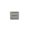 Homeroots 20" Light Gray Wood Two Drawer Nightstand 719560 - alternate 1