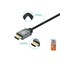 Monoprice 4K Cert. High-Speed Slim HDMI Cable - 4K60, 18Gbps, HDR, CL2 Rated, Gold-Plated, 6ft, Blk. 47918 - alternate 2