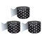 Carson Dellosa Black with White Polka Dots Rolled Scalloped Border, 65 Feet Per Roll, 3PK 108474 - alternate 1