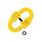 Mytee Products 5/16 in Grade 80 Coupling Link, Hammerlock, Hammer Lock Chain Connector, 8PK G8-CL-516x8 - alternate 3