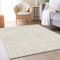 Homeroots 3' X 5' Ivory And Beige Geometric Washable Indoor Outdoor Area Rug 583300 - alternate 6