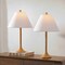 Jonathan Y Albie 25" Modern Coastal Iron Column LED Table Lamp, Brown Wood Finish, 2PK JYL5507A-SET2 - alternate 5