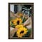 Homeroots Sunflower Bouquet Black Framed Print Wall Art 529965 - alternate 1