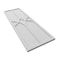 Ekena Millwork True Fit PVC Cedar Park Fixed Mount Shutters, White, 18W x 74H, PR TFP001CP18X074WH - alternate 8