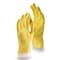 Libman Libman All Purpose Reusable Gloves, L, 12 in L, Latex, Yellow 1322 - alternate 1