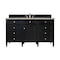 James Martin Vanities Brittany 60" Single Vanity, Black Onyx, w/ 3 CM Tajnar Eclos Top 650-V60S-BKO-3TJR - alternate 1