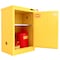 Securall Flammable Storage Cabinet, 12 Gallon, 1 Shelves, 24 in W x 37 in H x 18 in D, Yellow A305 - alternate 2