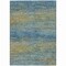 Homeroots 10' X 14' Denim Blue Striped Washable Indoor Outdoor Area Rug 608472 - alternate 6