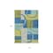 Homeroots 10' X 14' Denim Blue And Lime Green Geometric Washable Indoor Outdoor Area Rug 612580 - alternate 7