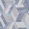Homeroots 3' X 5' Denim Blue Geometric Washable Indoor Outdoor Area Rug 608058 - alternate 5
