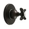 Kingston Brass Single-Handle Six-Way Diverter Valve with Round Trim Kit, Oil Rubbed Bronze KS4035BEX - alternate 1