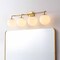Jonathan Y Louis Parisian Globe 31 in. 4-Light Metal/Frosted Glass Modern Contemporary LED Vanity Light, Gold Pa JYL3558A - alternate 4