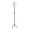 Homeroots 57" Black Traditional Shaped Floor Lamp With White Empire Shade 526340 - alternate 4