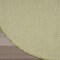 Homeroots 5' Ivory And Green Round Geometric Indoor Outdoor Area Rug 552430 - alternate 6