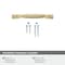 Amerock Highland Ridge 3 in 76 mm Center-to-Center Champagne Bronze Cabinet Pull BP55316CZ - alternate 3
