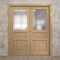 Sartodoors Sliding French Double Pocket Doors 64 x 80 inches, Ego 5011 Natural Oak, Kit Rail Hardware, Solid EGO5011DP-SNA-64 - alternate 5