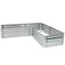 Homeroots 12in X 60in Silver Steel L Shape Raised Garden Bed 668468 - alternate 4