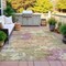 Homeroots 5' X 8' Beige Green And Purple Abstract Washable Indoor Outdoor Area Rug 630754 - alternate 4