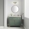 James Martin Vanities Chicago 36 in. Single Vanity, Smokey Celadon, w/ 3 CM Arctic Fall Solid Surface Top 503-V36-SC-3AF - alternate 3
