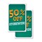 Signmission 50% Off Storewide, A-Frame & 2 Decals Installed, Heavy-Duty Plastic Frame SBHD-D-2436-30334 - alternate 4