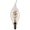 Satco 3.5 Watt CA11 LED 2000K CCT Candelabra Base Clear Glass Amber Coil Filament Dimmable 120 Volt S14220 - alternate 1